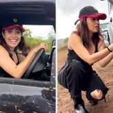 Nushrratt Bharuccha tackles off-roading adventure in a Thar Mahindra; watch