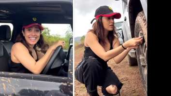 Nushrratt Bharuccha tackles off-roading adventure in a Thar Mahindra; watch