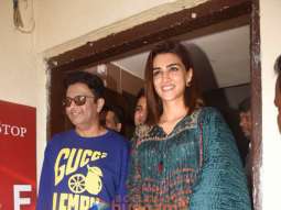 Photos: Kriti Sanon, Bhushan Kumar, Nupur Sanon and others snapped at PVR Juhu