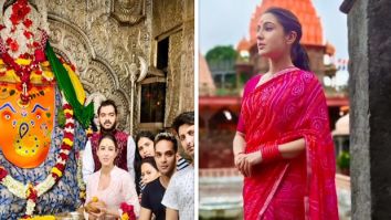 Sara Ali Khan seeks blessings at Khajrana Ganesh temple and Mahakaleshwar temple post Zara Hatke Zara Bachke triumph; see pictures