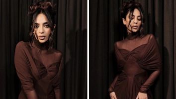 Sobhita Dhulipala takes centre stage in a brown bodycon dress worth Rs.21,000 for Night Manager Season 2 Promotions