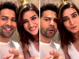 Bhediya duo Varun Dhawan and Kriti Sanon reunite to vibe on ‘Baaki Sab Theek’ song; actor comments, “love you to the moon”