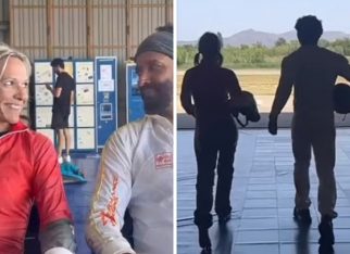 Farhan Akhtar relives Zindagi Na Milegi Dobara skydiving, but without his “bwoys”; watch video
