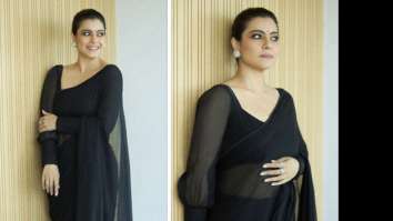 Kajol leaves us enchanted in a beautiful black saree
