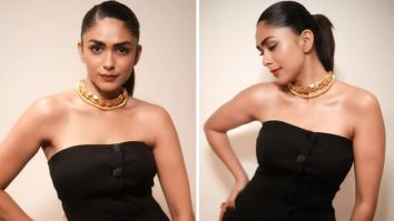 Mrunal Thakur serves the freshest look on the block in black co-ord set for Bawaal premiere