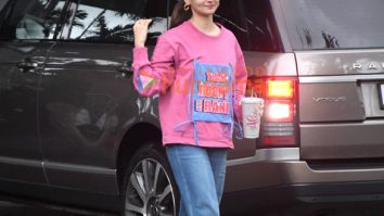 Photos: Alia Bhatt and Ranveer Singh snapped at the Kalina airport leaving for Kanpur and Bareilly to promote the film Rocky Aur Rani Kii Prem Kahaani