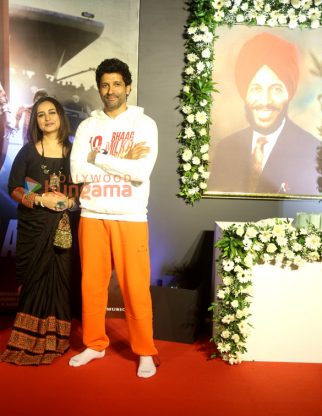 Photos: Farhan Akhtar and others grace the special screening of Bhaag Milkha Bhaag which was a tribute for the Late Milkha Singh