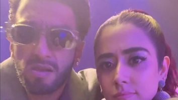 Ranveer Singh & Jonita Gandhi vibe to What Jhumka? off stage