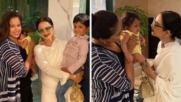 Sameera Reddy shares adorable throwback snaps of her kids with Rekha; see post