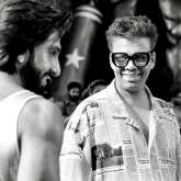 Rocky Aur Rani Kii Prem Kahaani Alia Bhatt and Ranveer Singh gaze at each other under a ‘smiling’ Karan Johar’s command in behind-the-scenes photo