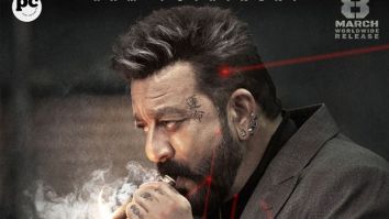 Sanjay Dutt unveils his first look from Ram Pothineni, Puri Jagannadh movie Double iSmart, see poster