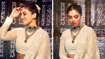 Bhumi Pednekar weaves ethnic magic in an ivory lehenga and polki jewellery