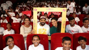 Abhishek Bachchan, Saiyami Kher delight 100 underprivileged kids with special screening of Ghoomer