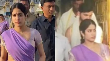 Janhvi Kapoor seeks blessings at Tirupati Balaji Temple, Shikhar Pahariya joins; watch