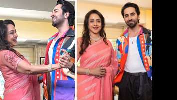 OG Dream Girl Hema Malini poses with Ayushmann Khurrana ahead of Dream Girl 2 release