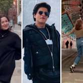 Pakistani actress Hania Aamir fangirls over Shah Rukh Khan, recreates his signature arm pose in London, watch video
