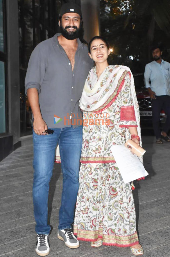 Photos: Vicky Kaushal and Sara Ali Khan snapped outside Maddock Films’ office Photos: Vicky Kaushal and Sara Ali Khan snapped outside Maddock Films’ office