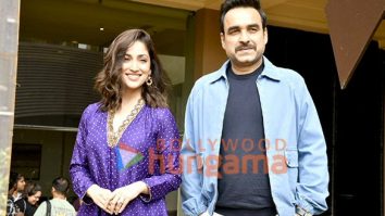 Photos: Yami Gautam and Pankaj Tripathi snapped at OMG 2 promotions