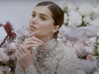 Behind the scenes from Tara Sutaria’s mesmerizing Falguni Shane Peacock look