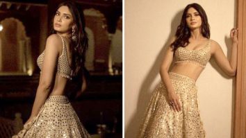 Diana Penty is shimmering like a star in Gopi Vaid’s mirror work lehenga
