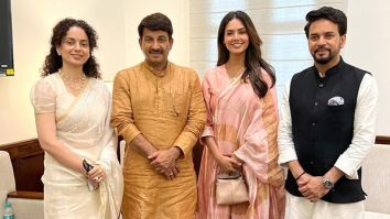 Kangana Ranaut and Esha Gupta applaud Women’s Reservation Bill at new Parliament Building visit