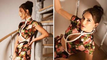 Isabelle Kaif takes floral fashion to the maximum elegance in a floral maxi dress worth Rs.44,300