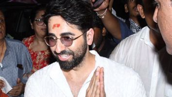 Photos: Ayushmann Khurrana, Sanya Malhotra, Pragya Jaiswal and others snapped at Lalbaugcha Raja