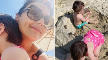 Preity Zinta shares heartwarming beach moments with kids Jai and Gia; see pics