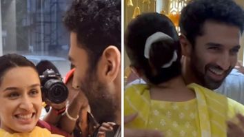 Shraddha Kapoor and Aditya Roy Kapur reunite for Ganesh Chaturthi celebration; see video