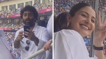 Adorable moment captured: Arijit Singh snaps Anushka Sharma’s photo during India-Pakistan world cup match; watch