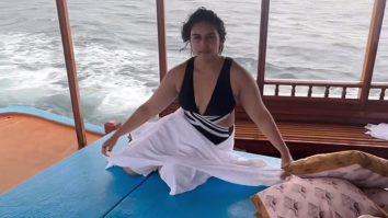 Crazy & Goofy Huma Qureshi enjoys her breezy boat ride