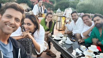 Deepika Padukone and Hrithik Roshan share joyful moment with Fighter crew; see pic