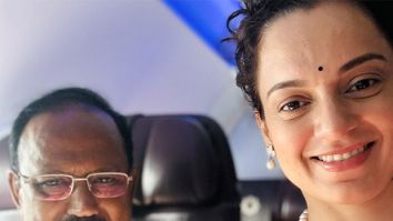 Kangana Ranaut aka Tejas Gill met Honorable National Security Advisor of India Ajit Doval during the promotion of Tejas