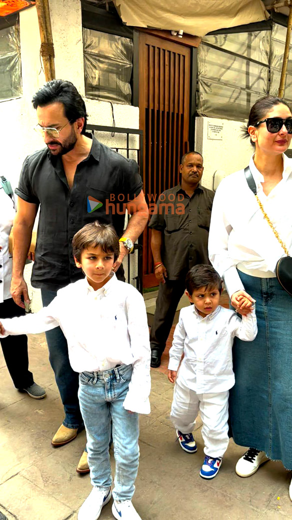 Photos: Kareena Kapoor Khan, Saif Ali Khan and family snapped at Izumi in Bandra Photos: Kareena Kapoor Khan, Saif Ali Khan and family snapped at Izumi in Bandra