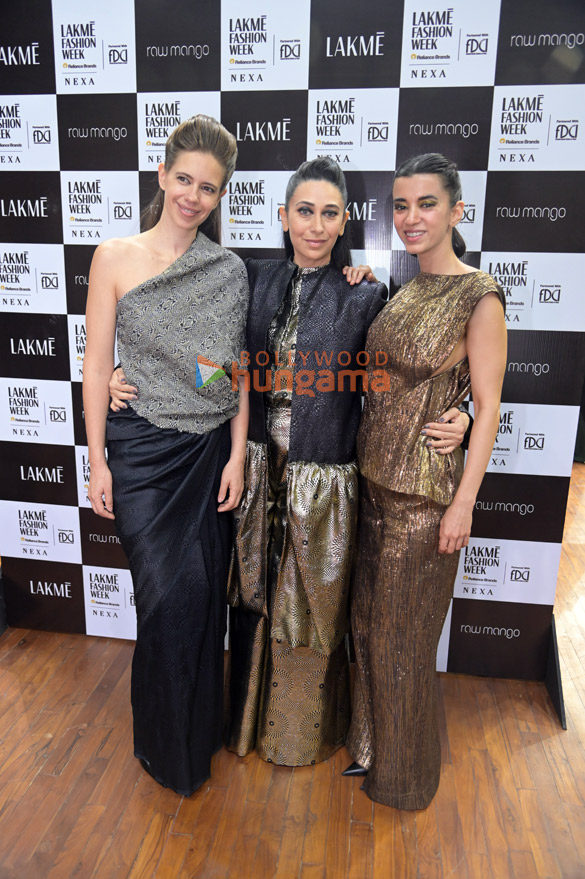 Photos: Karisma Kapoor, Kalki Koechlin and Saba Azad walk the ramp at Lakme Fashion Week 2023 opening show Photos: Karisma Kapoor, Kalki Koechlin and Saba Azad walk the ramp at Lakme Fashion Week 2023 opening show
