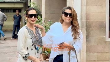 Photos: Malaika Arora and Amrita Arora snapped at their mother’s house in Bandra