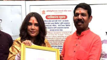 Photos: Richa Chadha snapped at Siddhivinayak Temple in Mumbai
