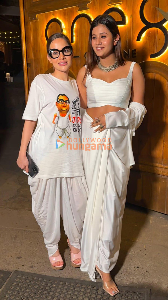 Photos: Uorfi Javed hosts Bollywood-themed per-birthday bash at One 8 Commune in Juhu Photos: Uorfi Javed hosts Bollywood-themed per-birthday bash at One 8 Commune in Juhu