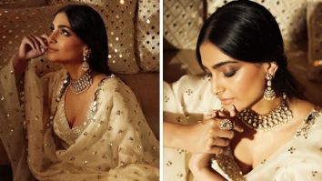 Sonam Kapoor shines in a stunning mirror work lehenga, setting the ramp ablaze for designer Abhinav Mishra