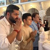 Hukus Bukus star Darsheel Safary and director Vinay Bhardwaj visit ISKCON temple, Juhu