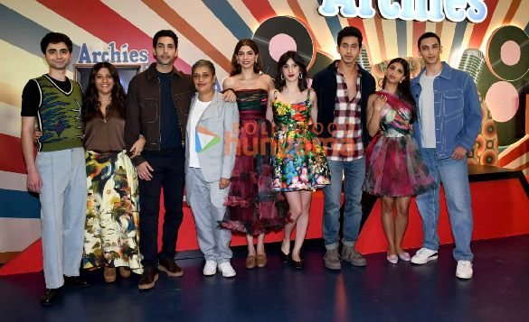 Photos: Cast of The Archies snapped at the album launch of the film Photos: Cast of The Archies snapped at the album launch of the film