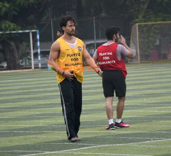 Photos: Tiger Shroff, Babil Khan and others snapped during a football match Photos: Tiger Shroff, Babil Khan and others snapped during a football match