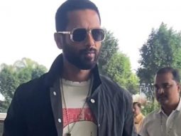Shahid Kapoor poses for paps as he gets clicked at the airport