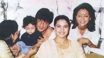 Shah Rukh Khan, Gauri, and Aryan’s heartwarming presence at Kajol’s mehendi resurfaces, see pic