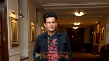 Photos: Manoj Bajpayee snapped promoting his film Joram in Delhi