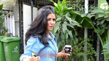 Photos: Nimrat Kaur snapped outside a cafe in Bandra Photos: Nimrat Kaur snapped outside a cafe in Bandra