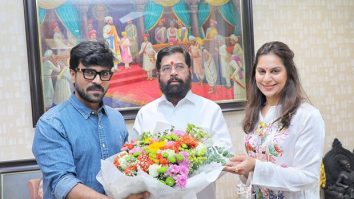 Ram Charan and Upasana meet Maharashtra CM Eknath Shinde; see pics