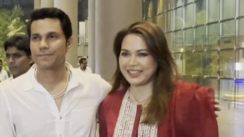 Randeep Hooda & Lin Laishram make their first appearance as husband & wife