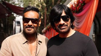 Ravi Teja gives the mahurat clap for Ajay Devgn’s Raid 2; see pics