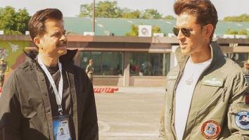 Hrithik Roshan and Anil Kapoor head to Pune to hand over the #ThankYouFighter letter to IAF officers at Pune Air Force station!